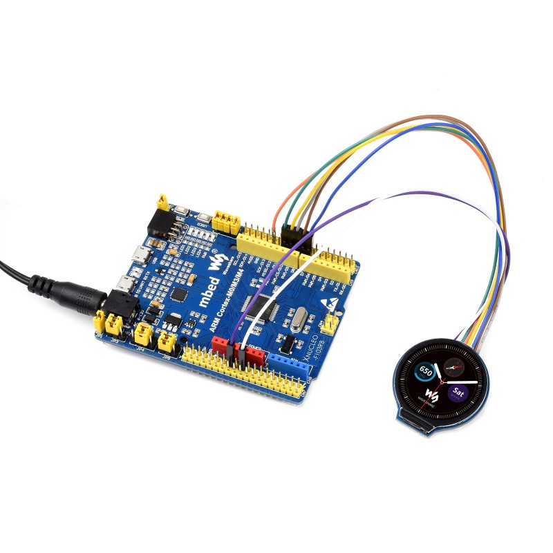 Diy Wearable Electronics - Modulo LCD TFT Rotondo da 1,28