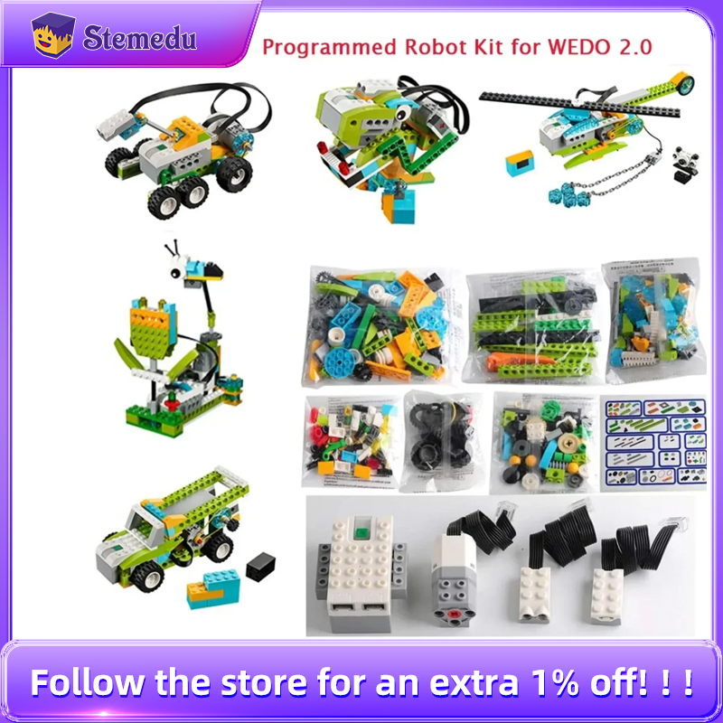 Diy Electronics Kids - STEM We-do2.0 45300 Kit di programmazione