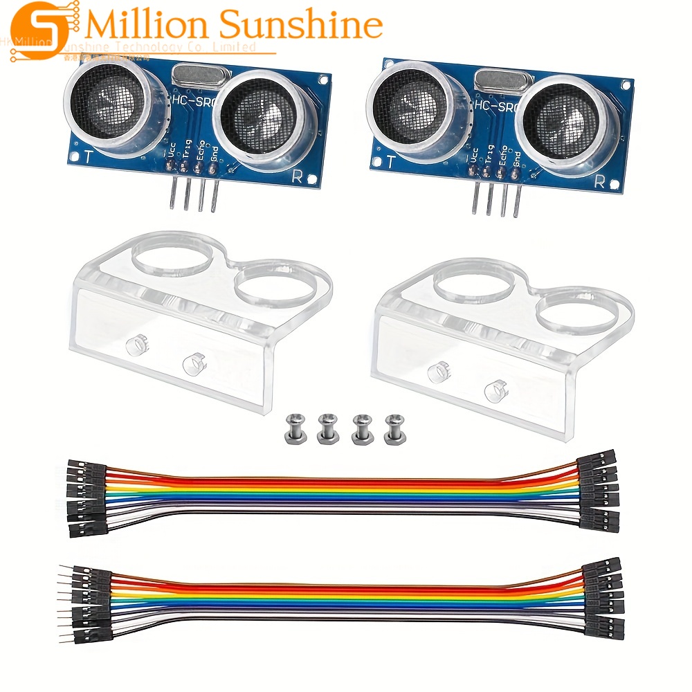 Ultrasonic Sensor Hc - 2 Pezzi Modulo Sensore Ultrasonico HC-SR04