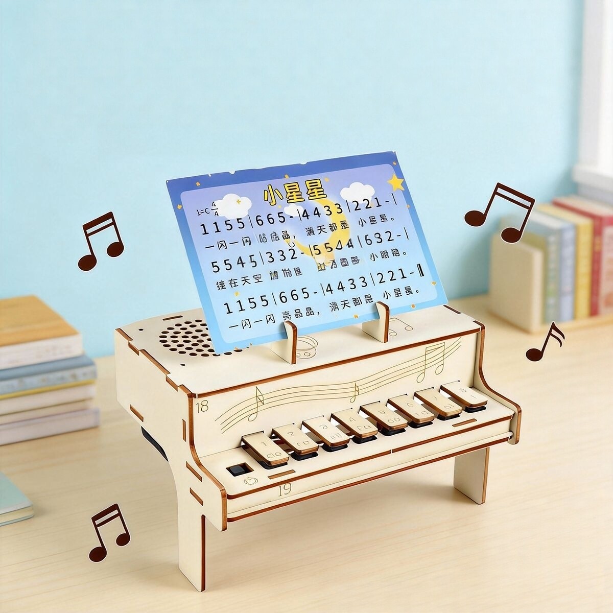 Diy Electronics Kids - Kit di Montaggio Fai-da-Te per Pianoforte