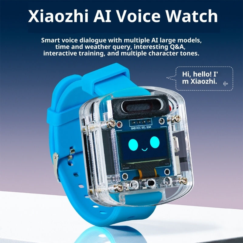 Diy Wearable Electronics - orologio con controllo vocale AI Ricaricabile