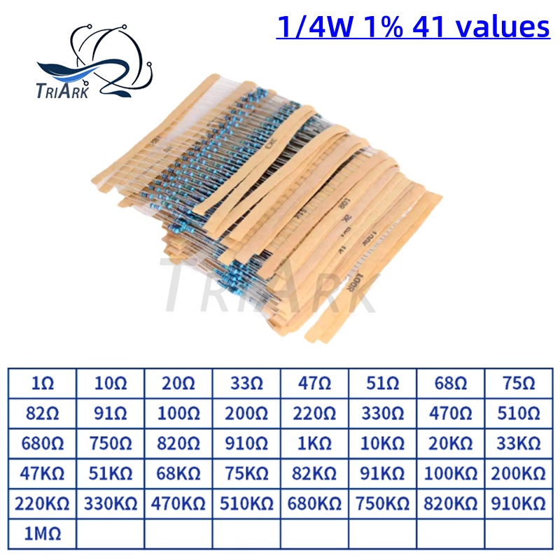 300/600/set 30 Tipi 1/4W 1% Re - Resistor Kit 1 4W recensione e prezzo