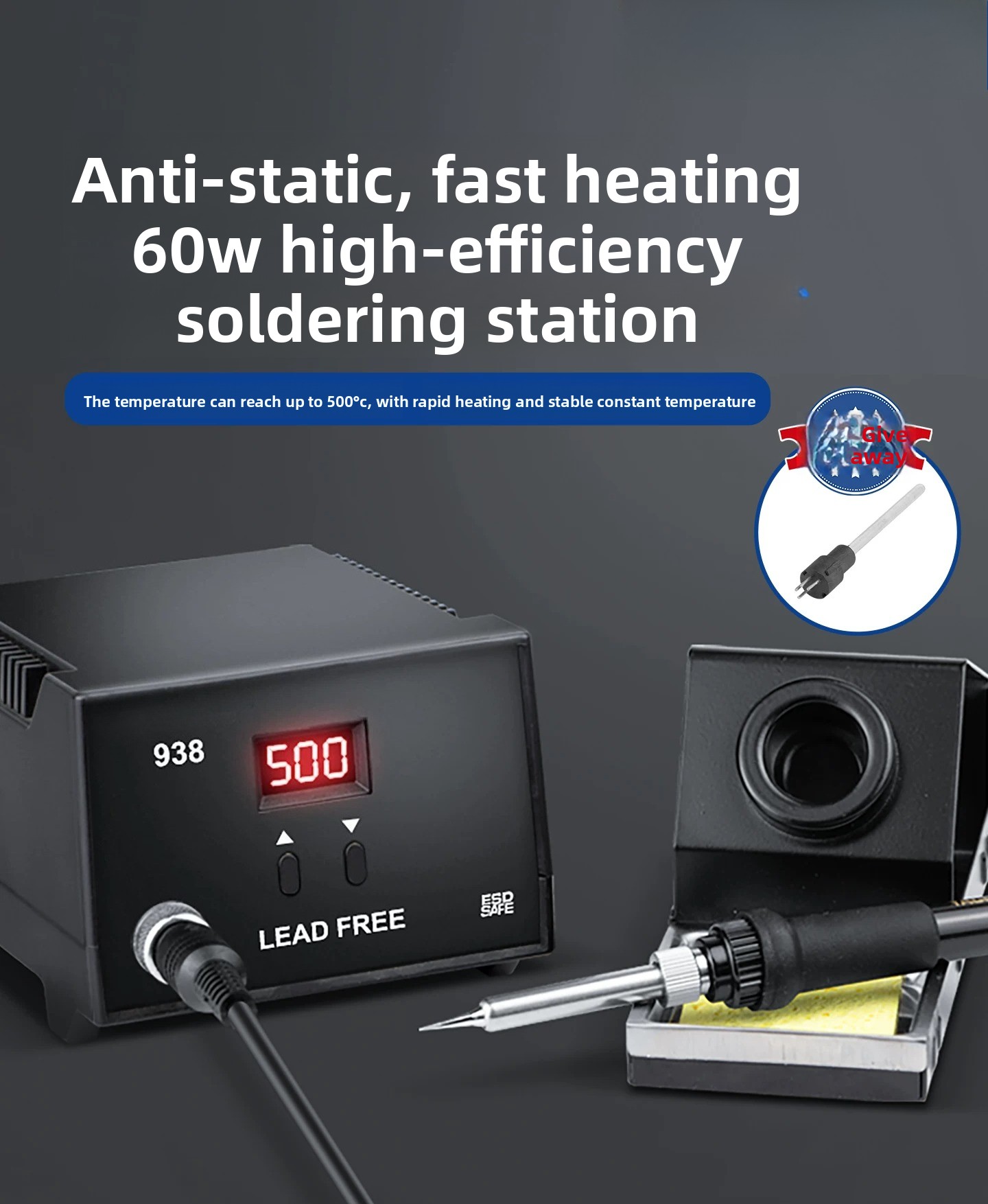 Stazione di Saldatura 936B 60W - Diy Electronics Workstation recensione e prezzo