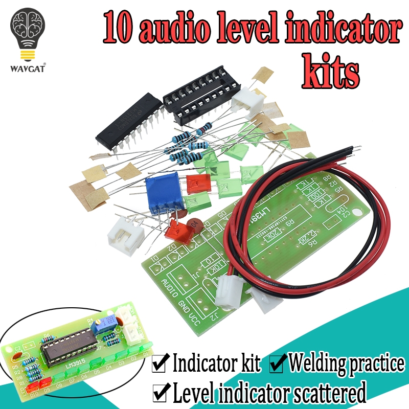 LM3915 DC 9V-12V 10 LED Suono  - Diy Electronics Lab recensione e prezzo
