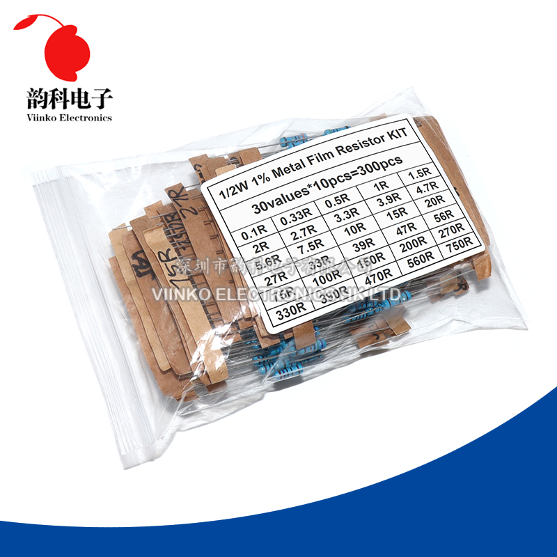 300PCS 150PCS 1/2W 1W 3W 2W Re - Resistor Kit 1 4W recensione e prezzo