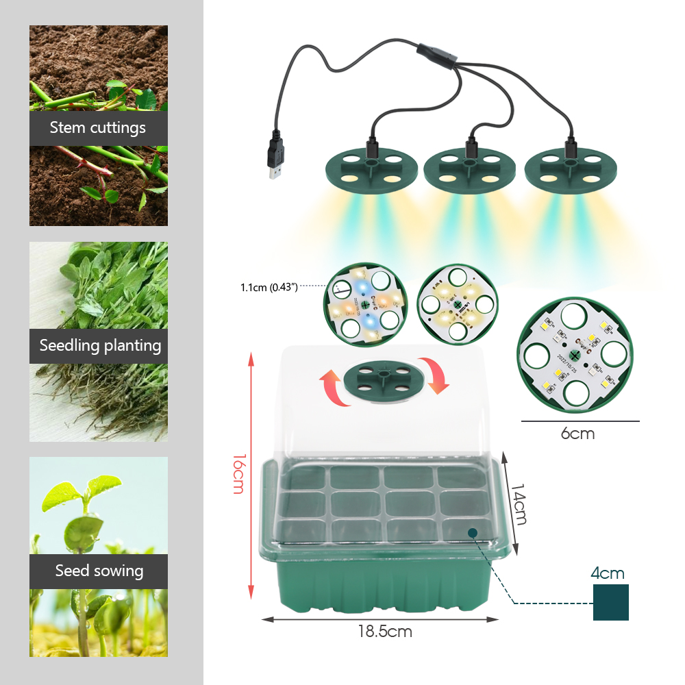 Vasi per vivaio a LED con vass - Led Assortment Kit recensione e prezzo