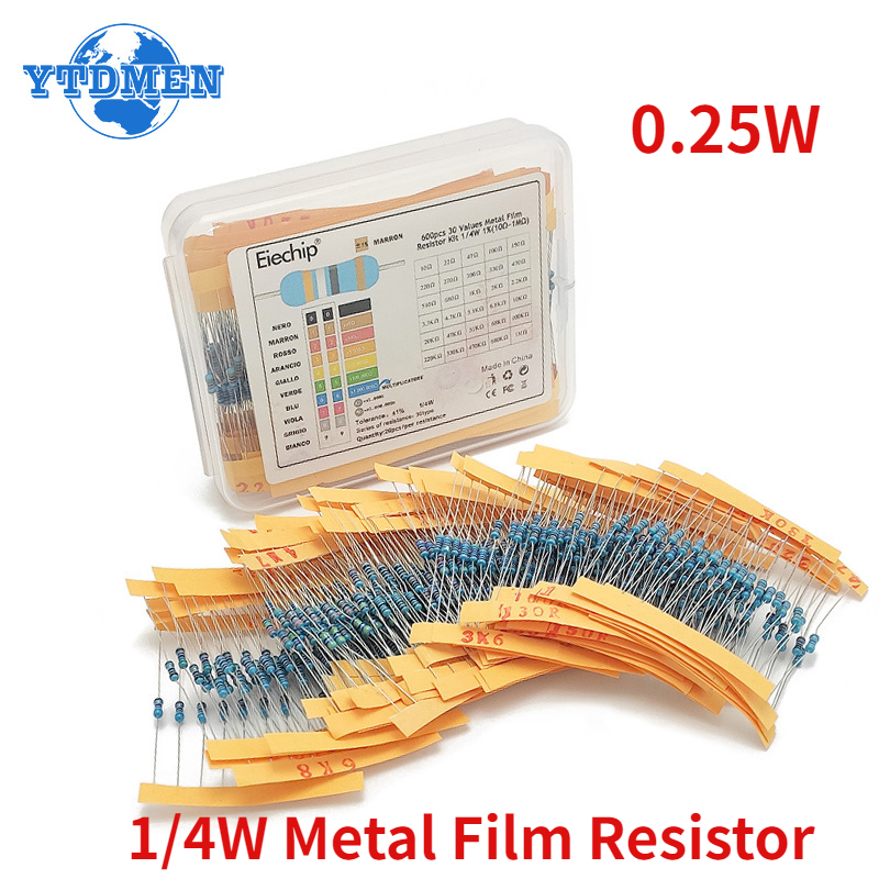 Kit resistore a film metallico - Resistor Kit 1 4W recensione e prezzo